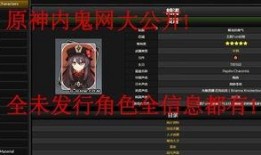 原神最新人物爆料时间,揭秘神秘角色背后的故事与背景
